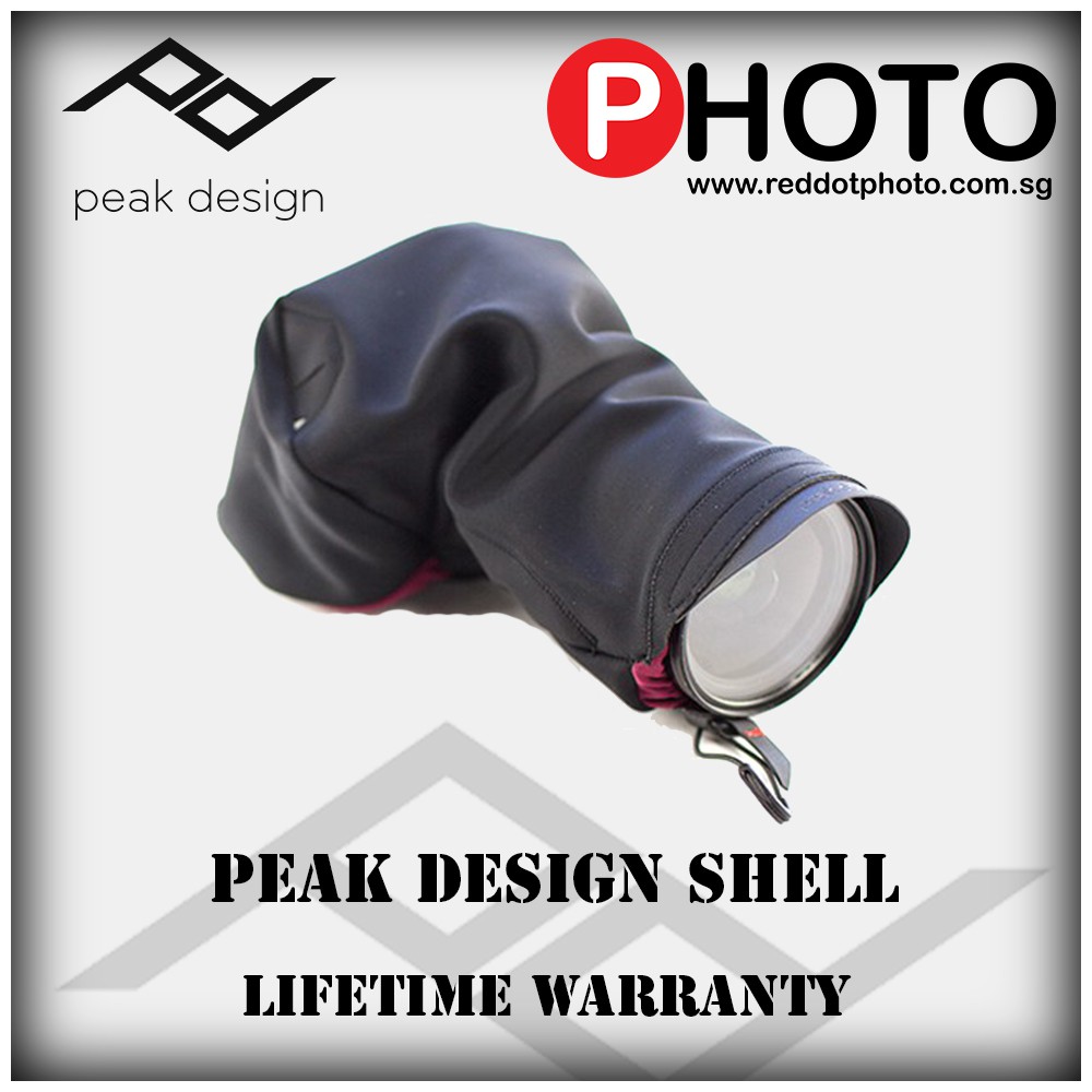 Peak Design Shell Form-Fitting Rain and Dust Cover (Black) | Shopee ...