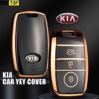 3 5 Botton Car Key Case for Kia K3 KX3 KX7 K5 Sportage Carnival