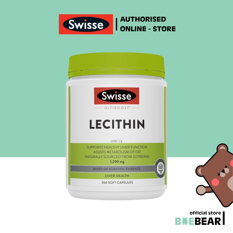 (Brand Authorised) Swisse Ultiboost Lecithin 1200MG 300 capsules