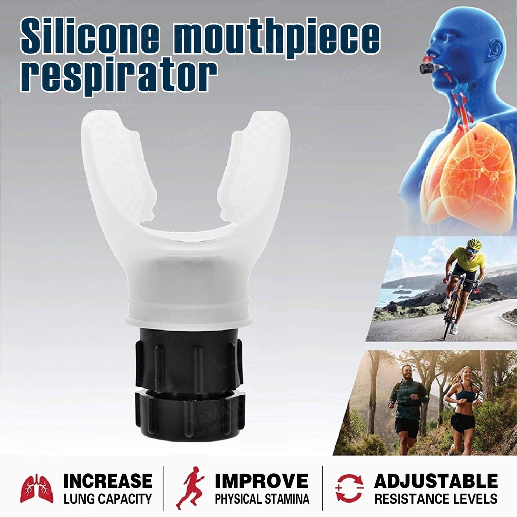 Lung Breathing Mouthpiece Respirator || Fitness Dilator Trainer ...