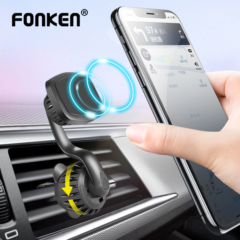 FONKEN Universal car phone holder stand In Car rotatable navigation holder