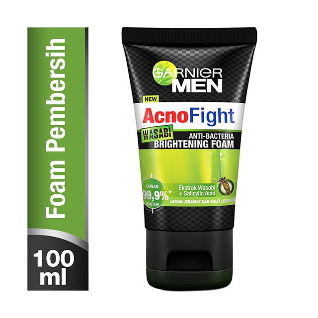 Garnier Men Acno Fight Wasabi Foam 100 M - Gambar 3