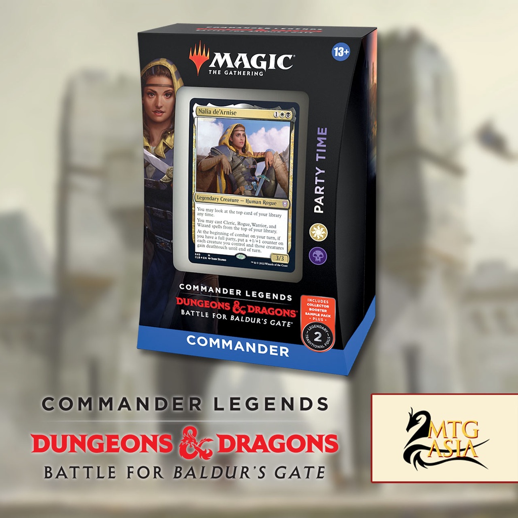 Party Time Commander Legends: Battle for Baldur's Gate Commander Deck  English Magic The Gathering MTG-ASIA Sealed | Shopee Singapore