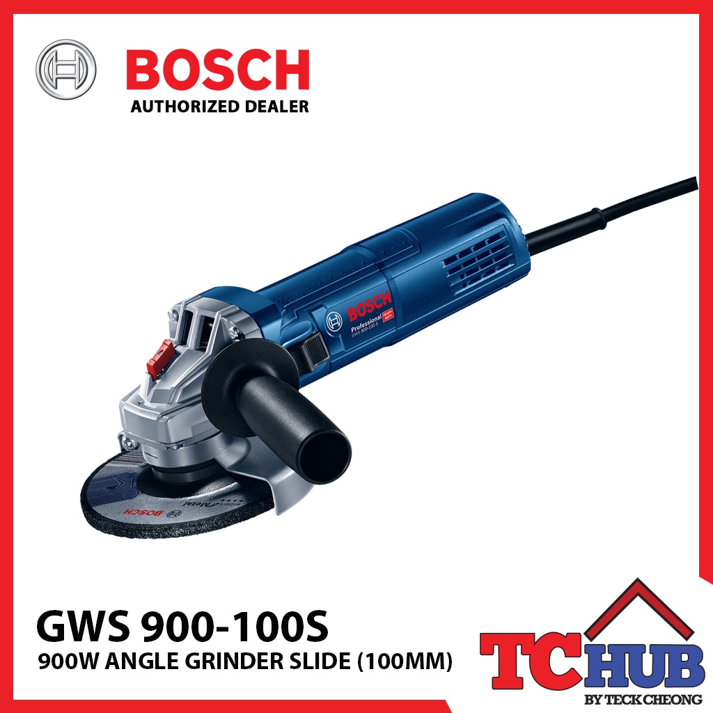 [Bosch] GWS 900-100S Angle Grinder (100 MM) | Shopee Singapore