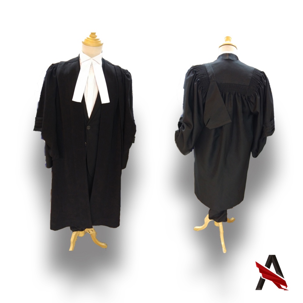 Lawyer Robe | Lawyer Gown | Barrister Gown | Court Dress Peguam Unisex ...