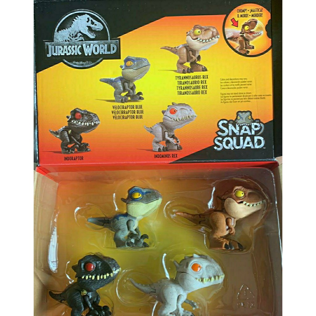 Jurassic world hot sale snap squad