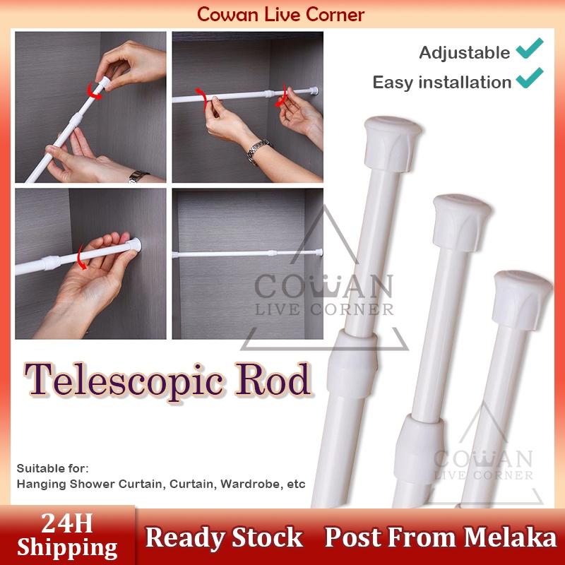 Multifunctional Spring Loaded Extendable Rod Adjustable Curtain ...