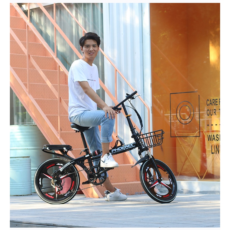 1 5 Days Delivery FULL SUSPENSION 7 Speed Phoenix folding bike 20 3 Blade 20 inch foldie bike 20 foldable bicycle Shopee Singapore