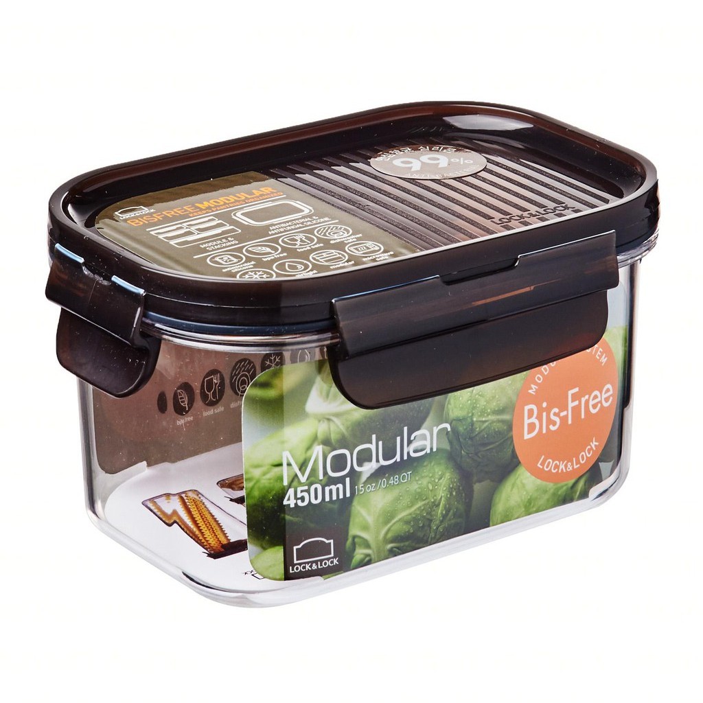 LocknLock Official Bisfree Modular Food Container 450ml Rect (LBF-402 ...