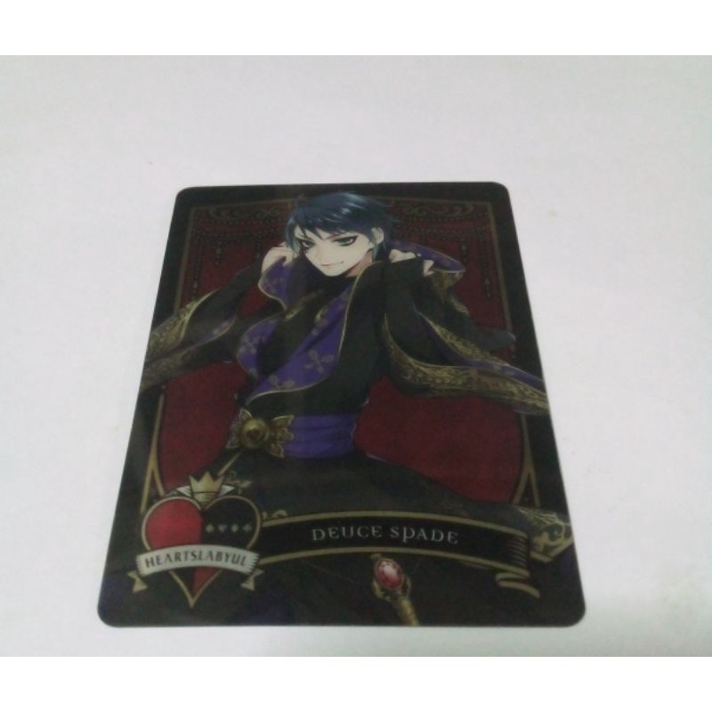 Disney TWISTED WONDERLAND METAL COLLECTION DEUCE SPADE Card | Shopee ...
