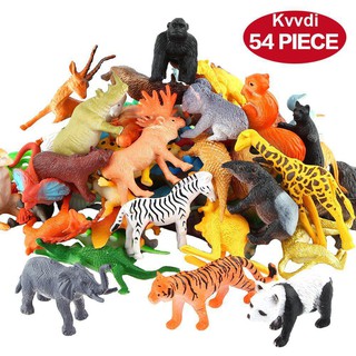  Realistic Farm Animal Figures Toys, 44 Pcs Plastic