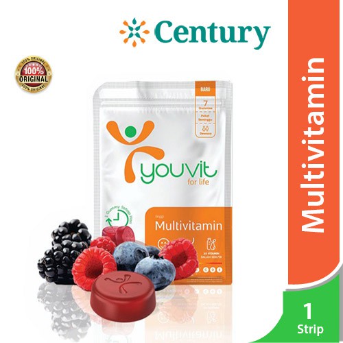 Youvit Multivitamin Dewasa 1 Sachet Isi 7 Gummy / Daya Tahan Tubuh