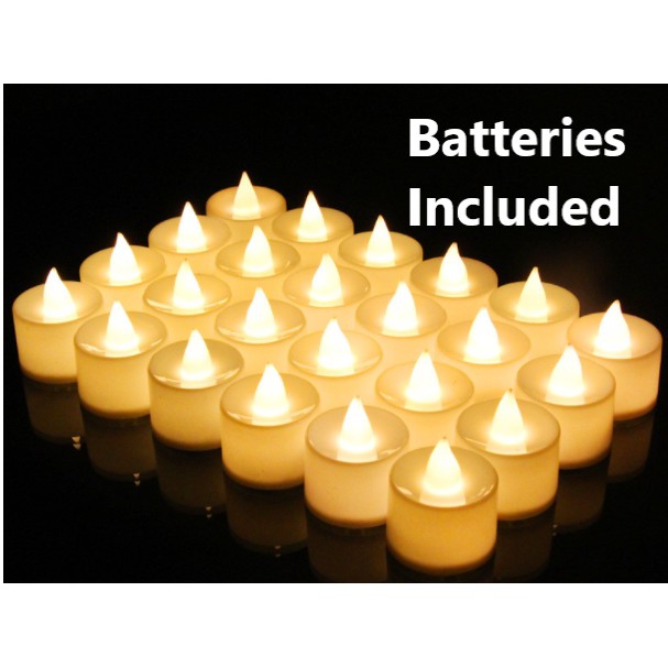 [SG Seller] LED candles with batteries! (Min 24 piece) Shopee Singapore