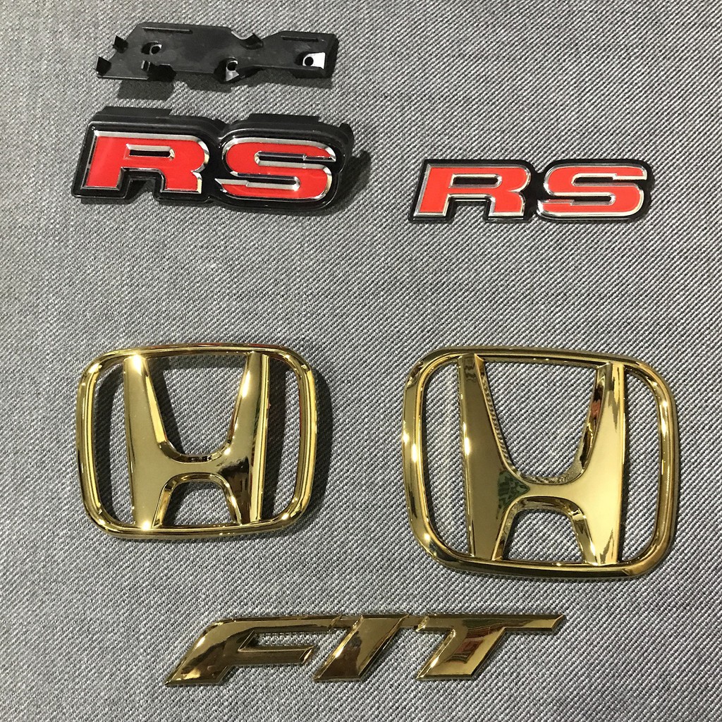Honda Gold Logo Jazz GE Honda Fit GE RS Grill RS Logo Honda Logo