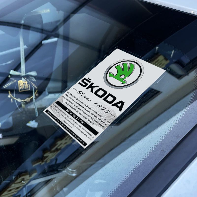 46mm ABS Car Steering Wheel Emblem for Skoda Logo Superb Octavia