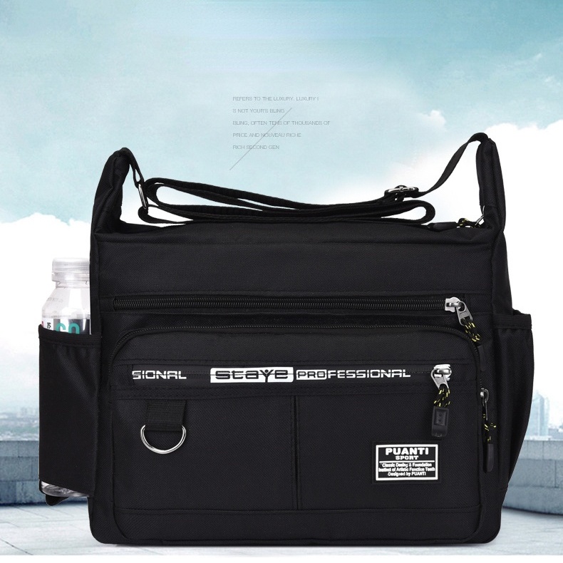 Men Messenger Bag Waterproof Sling Bag Crossbody Large Capacity