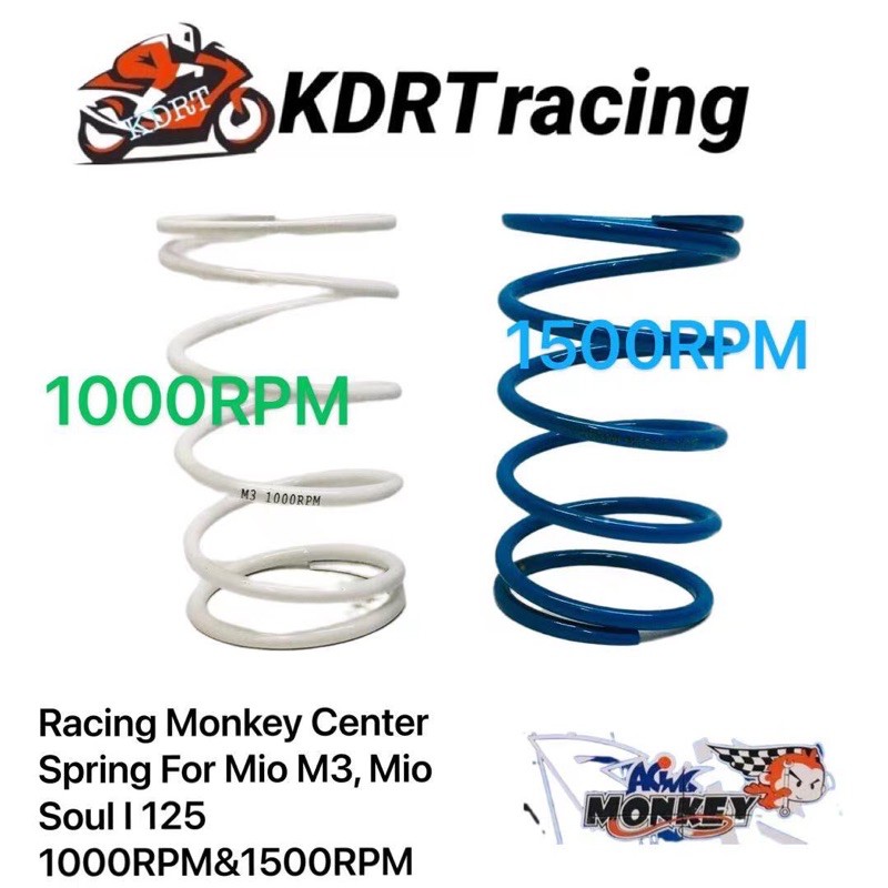 Racing Monkey Center Spring For Mio M3, Mio Soul I 125 1000RPM&1500RPM ...