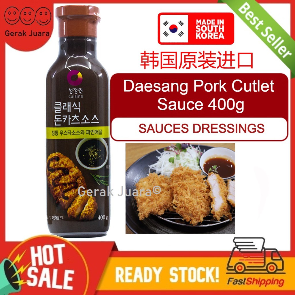 Korea Daesang Pork Cutlet Sauce 400g (Sauces Dressings Crispy Fried