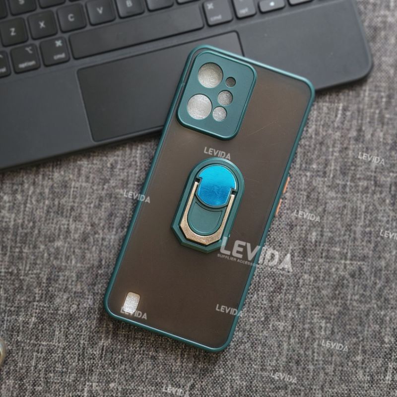 Case Realme C31 Realme C35 Realme Narzo 50a Prime Xiaomi 12 Xiaomi 12 Pro Case Dove Matte Protect Kamera + Ringstand Case Aero Realme C31 Realme C35 Realme Narzo 50a Prime Xiaomi 12 Xiaomi 12 Pro - Gambar 4