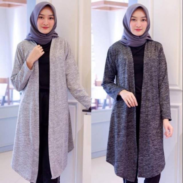 Long on sale cardigan shopee