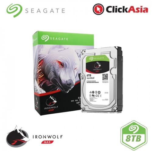 Seagate IronWolf ST8000VN0022 8 TB,Internal,7200 RPM,3.5 inch Hard