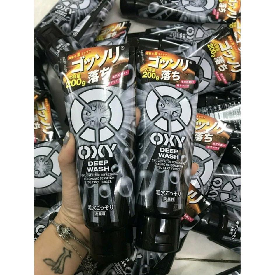 OXY Japanese Oxygen Men's Facial Cleanser 200ml Shopee Singapore