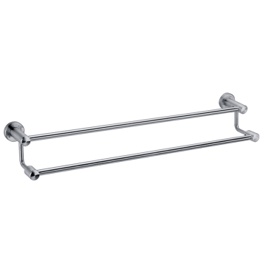 SUS Bathroom Towel Rack Single Double Holder Racks | Shopee Singapore