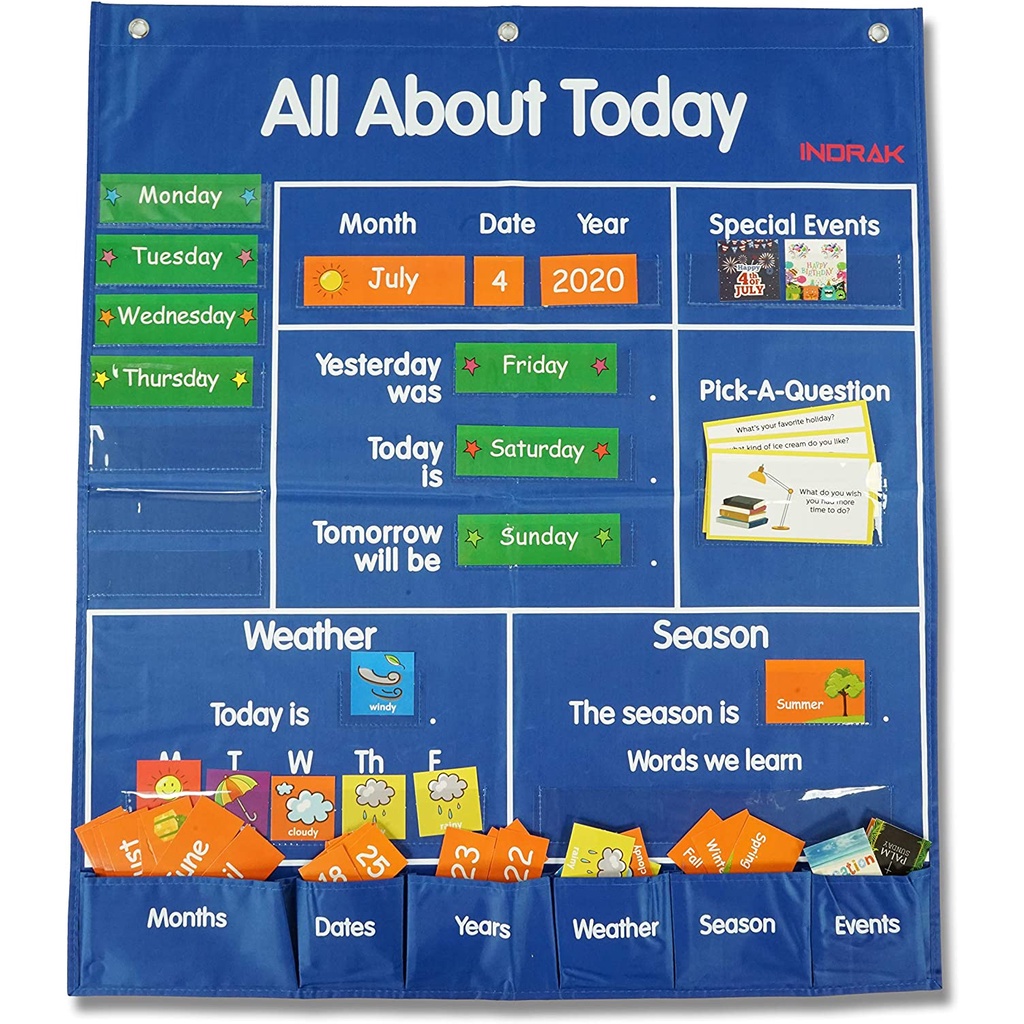 sg-seller-192-cards-pocket-chart-school-calendar-and-weather-pocket