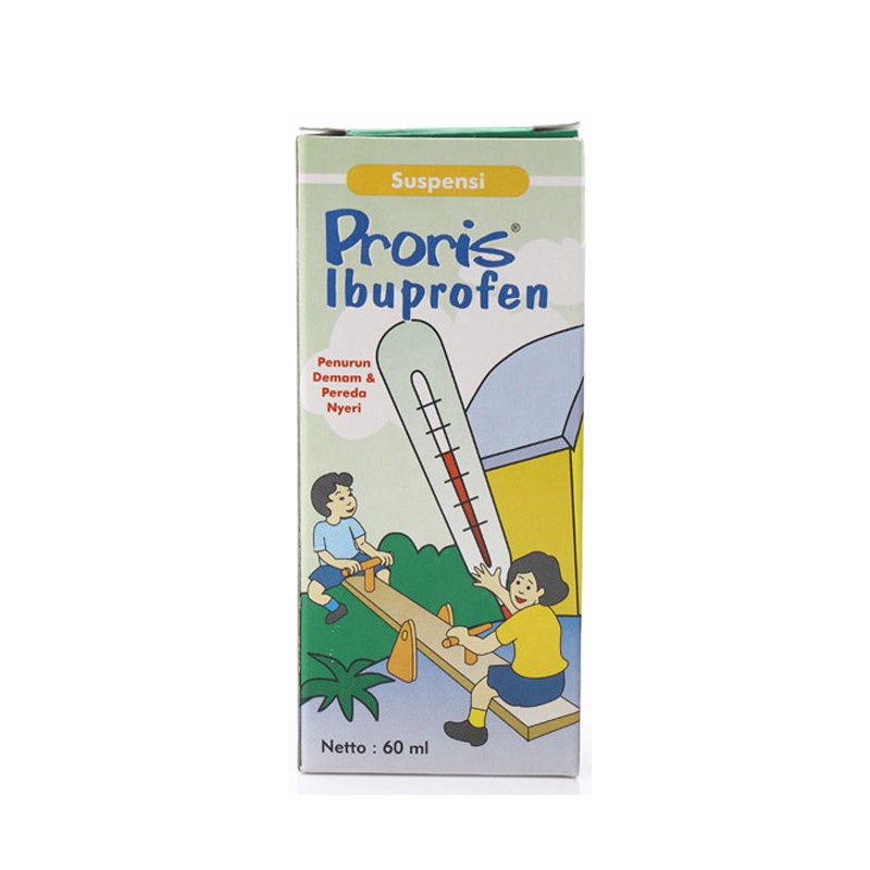 Proris Suspensi 60 ml Rasa Jeruk / Ibuprofen / Penurun Panas Anak / Demam Anak - Gambar 4