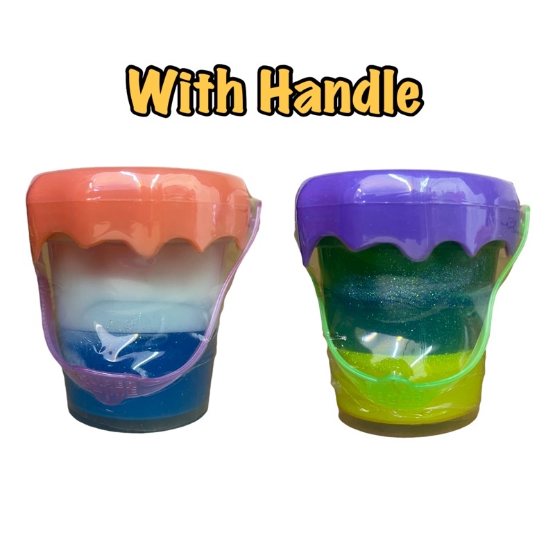 Ice Bucket Slime 3 Colors Toy - With Handle - Mainan Baldi dengan ...