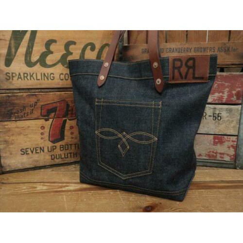 Direct from Japan]RALPH LAUREN DOUBLE RL RRL DENIM TOTE BAG UNISEX