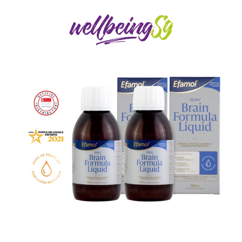 Efamol Brain Formula Liquid , 150ml - Brain Memory Performance | Shopee ...