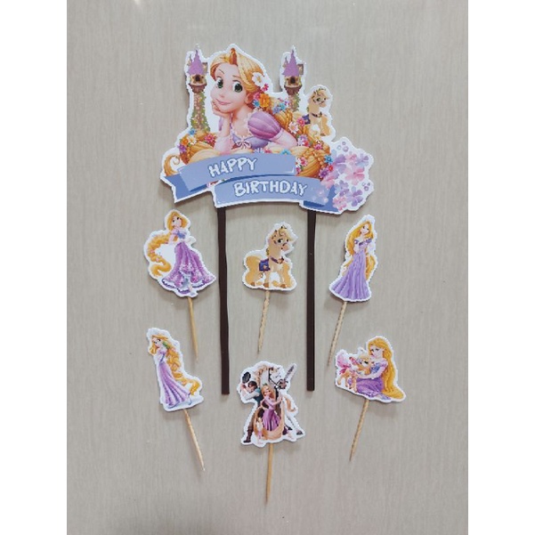 Rapunzel TOPPER/RAPUNZEL CAKE TOPPER/PRINCESS RAPUNZEL CAKE TOPPER ...