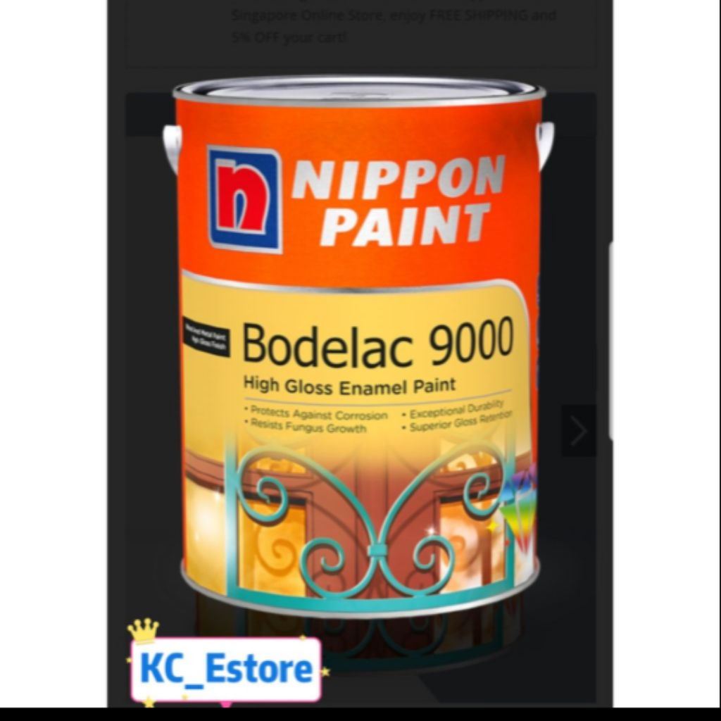 Nippon Paint Bodelac 9000 (Wood & Metal Paints) Shopee Singapore