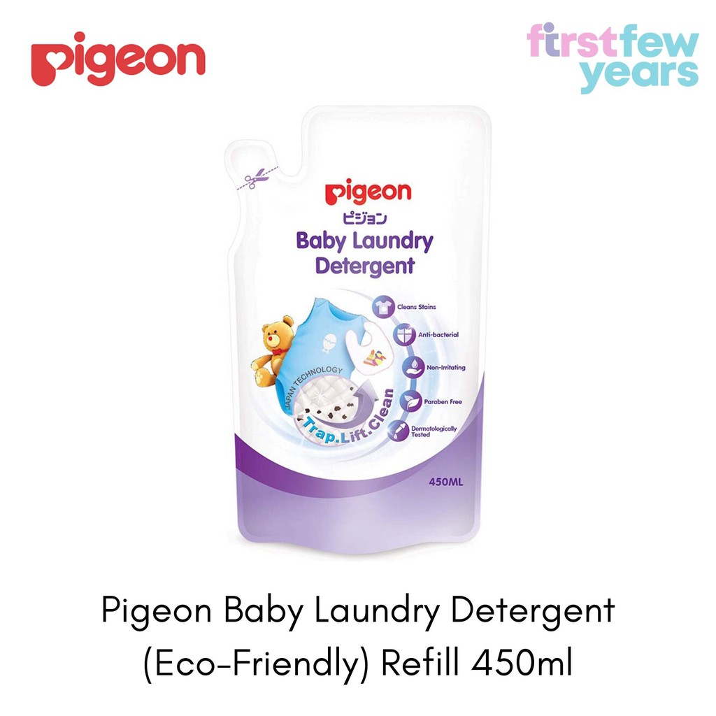 Pigeon Baby Laundry Detergent (EcoFriendly) Refill 450ml Shopee