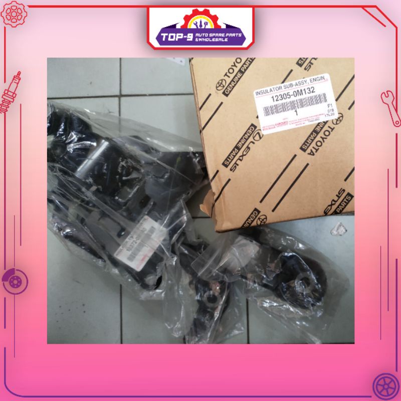 TOYOTA VIOS NCP150 1.5 AUTO (2014-2016) ENGINE MOUNTING SET (4@pcs ...