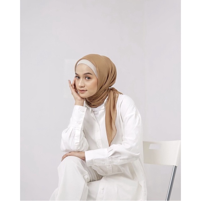 Disa Hijab - SEGIEMPAT PARIS PREMIUM SQUARE HIJAB ANTI LETOY COTTON VOAL 50 VARIAN - Gambar 2
