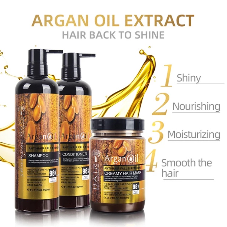 Argan Oil Shampoo 900ml   Argan Oil Conditioner 900ml   Argan Oil Anti 