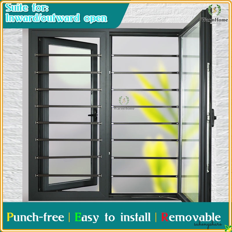 Home windows perforationfree protective fence highrise balcony child