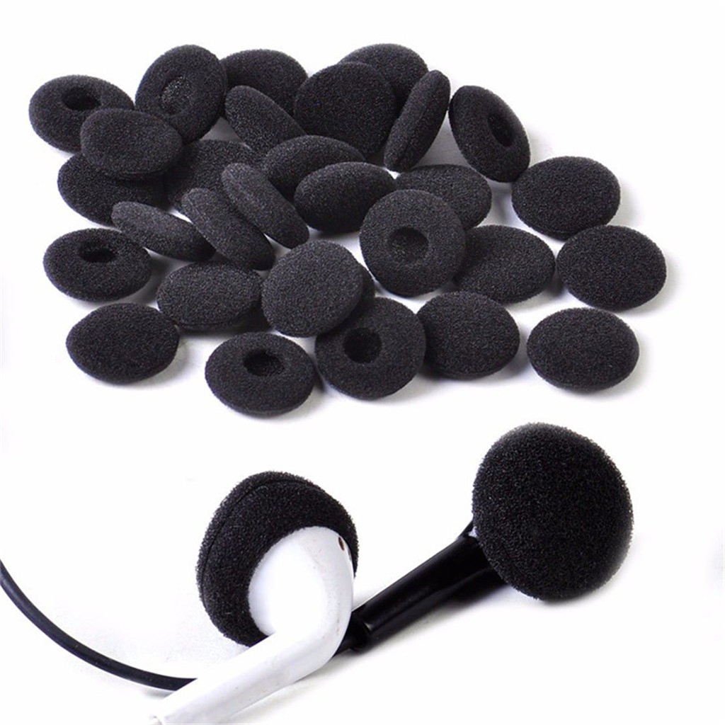 18mm Sponge Earphone 16 Pcs Replacement In-ear Earpiece Cover | Shopee ...