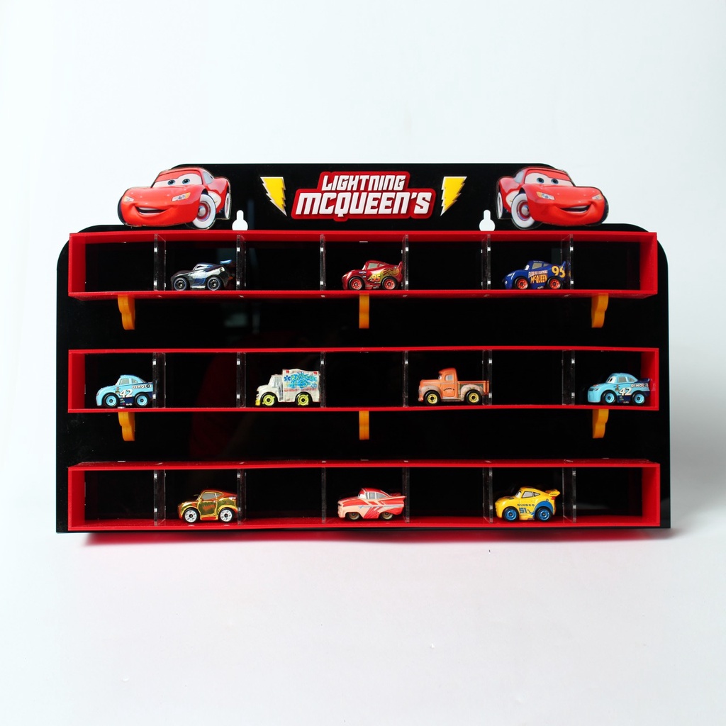 Mini Cars Rack Contains 21 Lightning MCQueens's / Cars Rack / Diecast ...