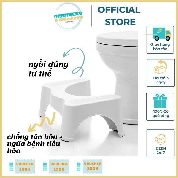 Viet Nhat Toilet Footrest AntiConstipation Chair Prevent Digestive