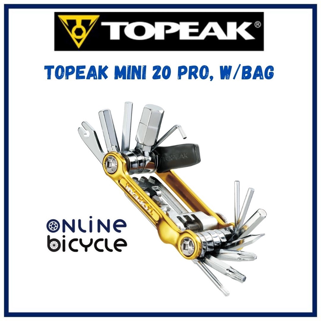 Topeak mini best sale 20 pro gold