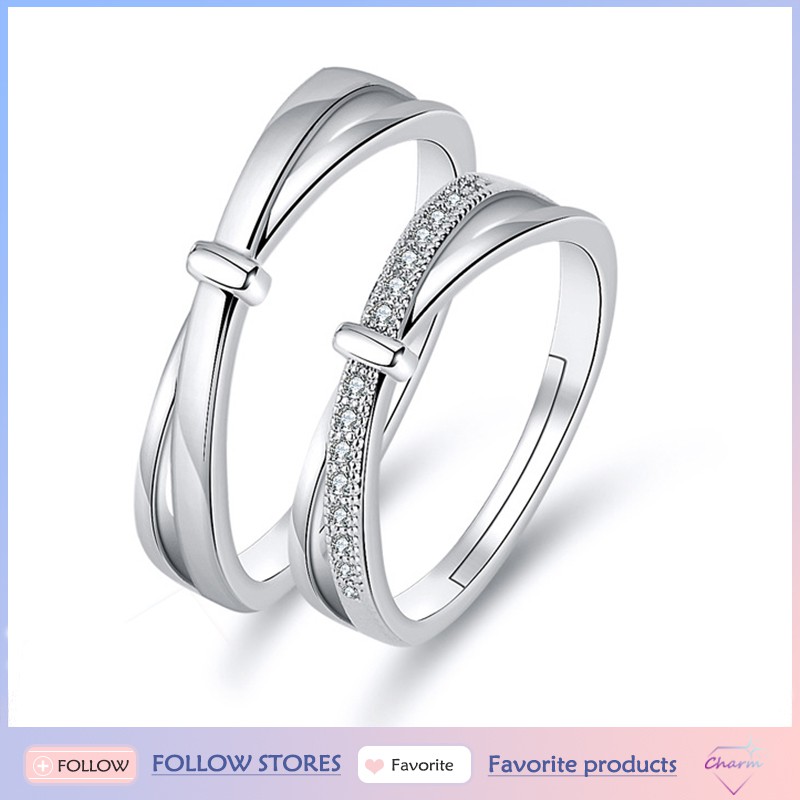 Wedding silver rings hot sale for couples