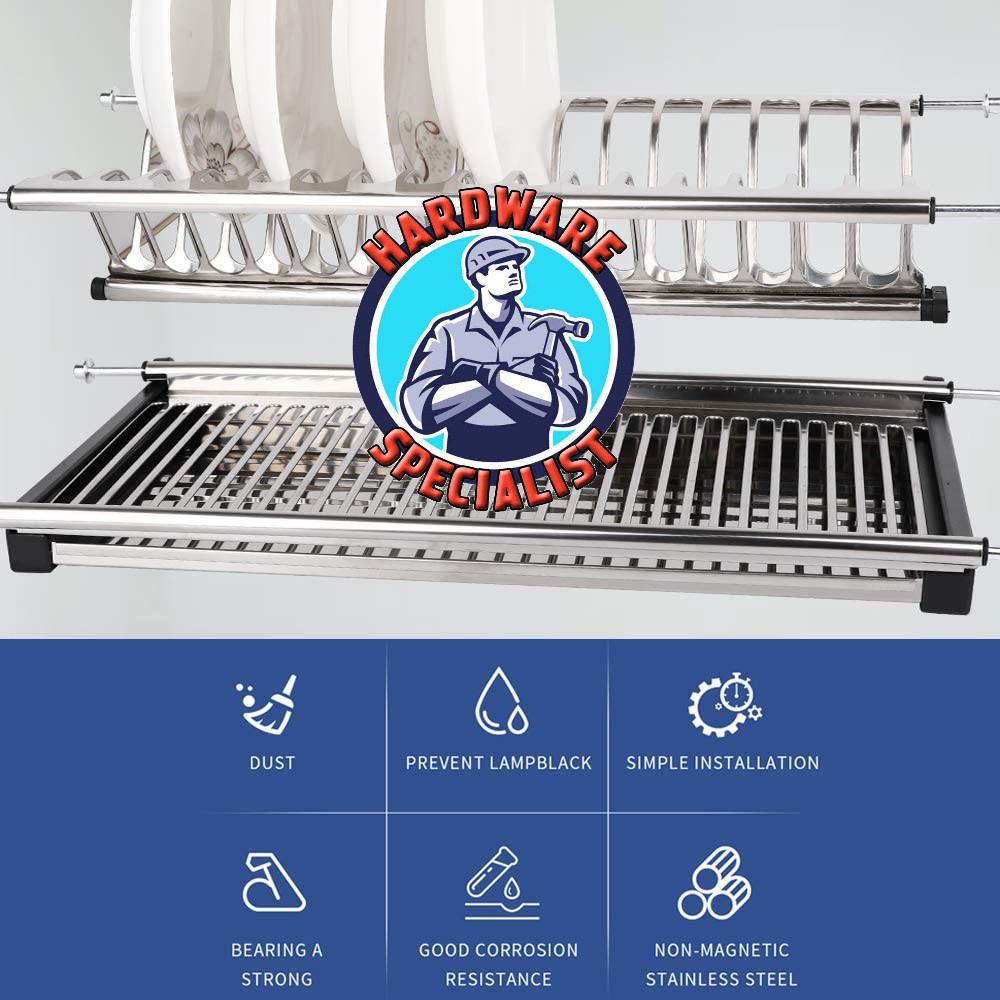Stainless Steel 304 Cabinet Mounted Dish Rack - SHIP DAILY / SS304 ...