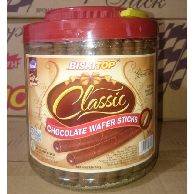 Biskitop classic chocolate wafer stick astor stick Cake Roller labaran ...