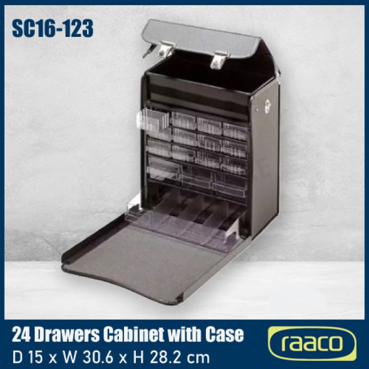 Raaco SC16-123CL 150 Storage Cabinet System c/w 16 Drawers With Case ...