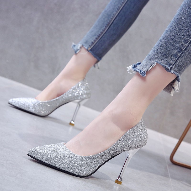 Next silver hot sale high heels