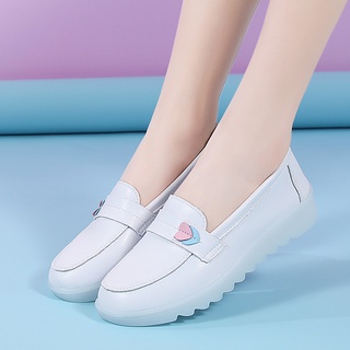 White leather nurse on sale shoes