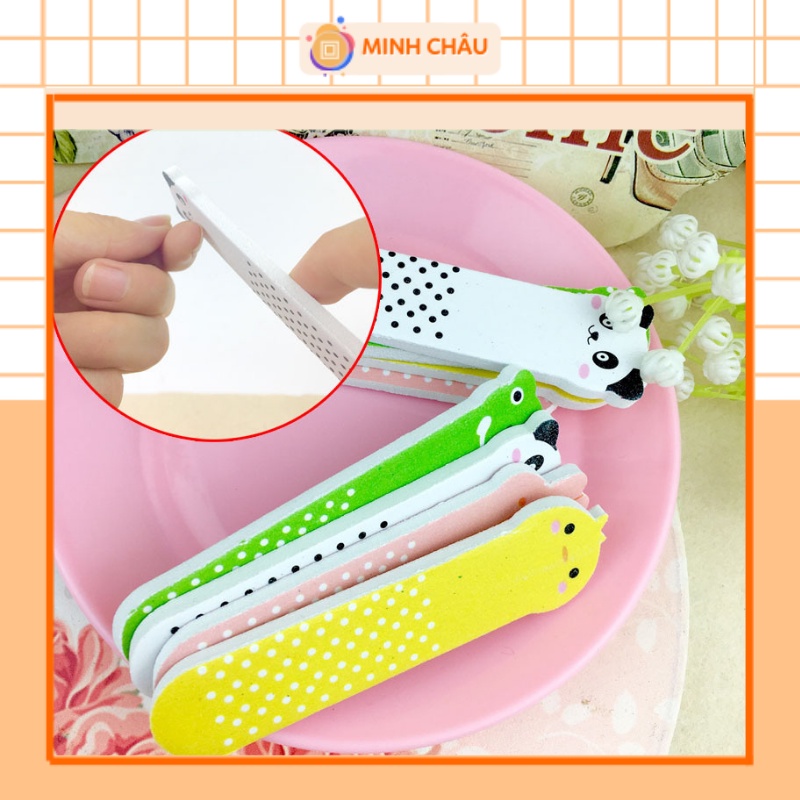 2-sided Mini hand file with cute animal shapes Piece | Shopee Singapore